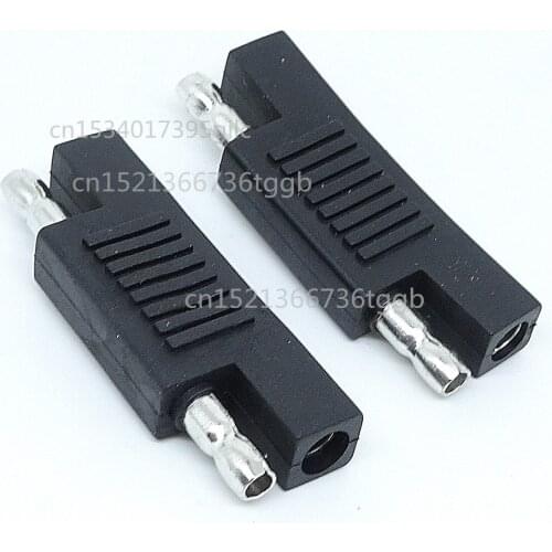 2cps SAE Polarity Reverse Adapter Connector Quick Disconnect Extension Cable Terminal Block Solar Cell Battery Charger