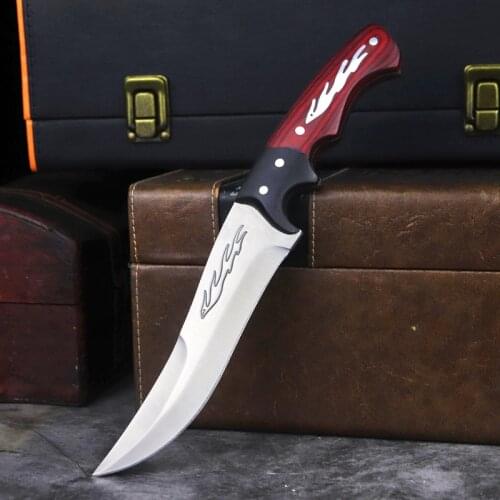9Cr18Mov high hardness straight knife wilderness survival knife tactical self-defense knife boutique collection knife