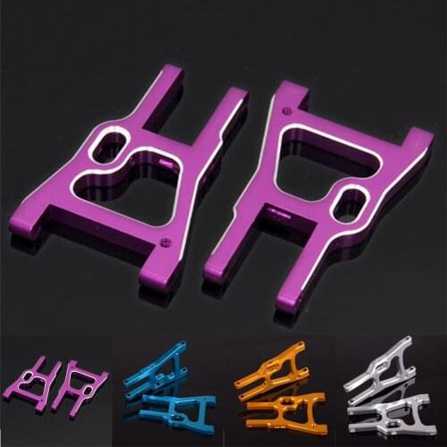 102019 Aluminum Front Lower Suspension Arm 02008/02161 Upgrade For 1/10 RC Car HSP Redcat Himoto