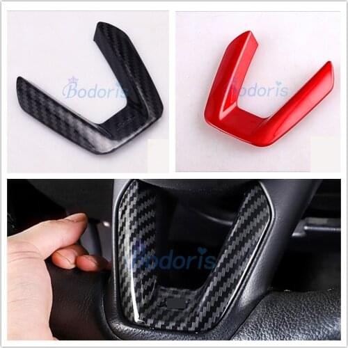 For Mazda 3 6 Demio CX3 CX-3 CX-5 CX5 CX7 CX9 Axela ATENZA 2017 2018 2019 Interior Steering Wheel Trim Cover Panel Accessories