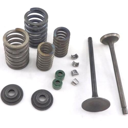Motorcycle Valve Set With Springs Seal for Chinese Scooter 125cc engines CG125 copy 156FM1 Moped ATV Part