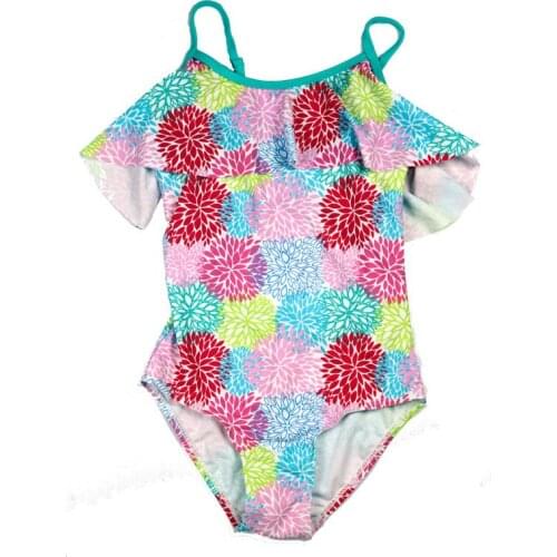 New Girls Swimwear Children Lovely Cartoon Swimsuit Kids One Piece Swimsuit Girls Bathing Beachwear Suit Kids Biquini Infantil