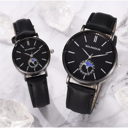 2020 Minimalist Fine Lovers Wristwatches High Quality Fashion Quartz Watches Men Women Leather Clock Simple Watch Reloj Mujer