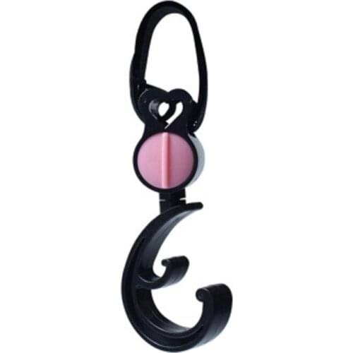 Multifunctional 2pcs Baby Hanger Carriage Bag Stroller Hooks Pram Rotate 360 Degree Cart Accessories Metal Convenient Shopping