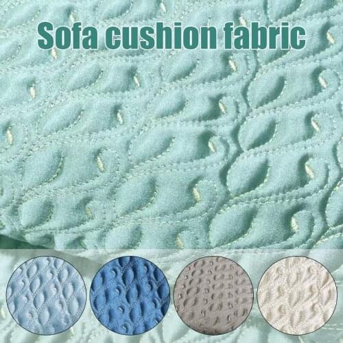 50x275cm Soft Velvet Quilted Fabric Embroidery Non-slip Back Summer Ice Silk Quilted Fabric Diy Cushion Car Sofa Upholstery