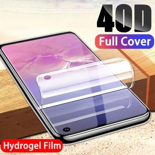 Soft full cover for Samsung Galaxy M51 M40 M31 M30S M30 M21 M20 M11 M10S M10 hydrogel film phone screen protector Not Glass 9D