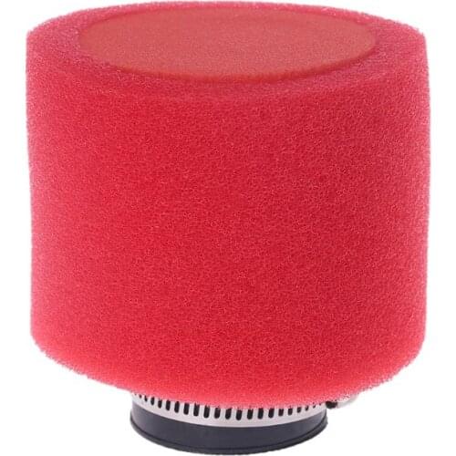 Motorcycle Double Sponge Air Filter Cleaner Straight Neck 35/38/40/42/45/48mm E7CA