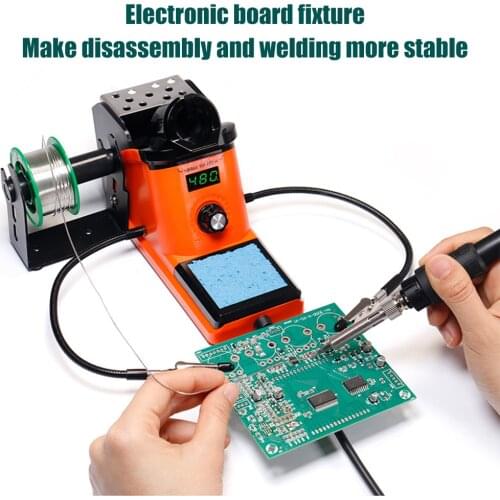 60W 90 to 480 ℃ Constant Temperature Digital Display Soldering Iron Set Automatically Dormant Electric Soldering Iron паяльник