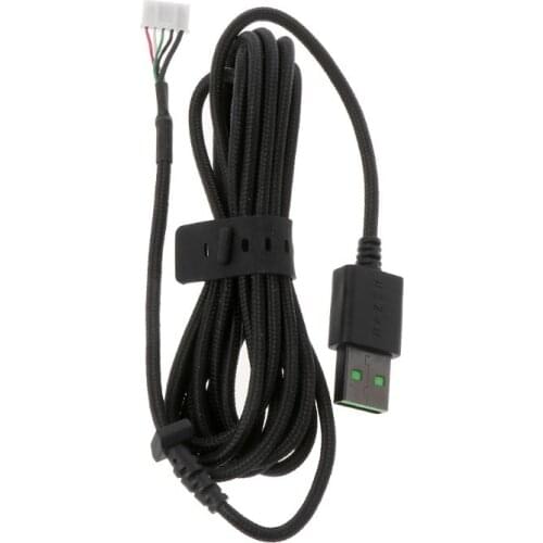 Durable Nylon Braided Line USB Mouse Cable Replacement Wire For Razer DeathAdder Elite Wired Gaming Mouse