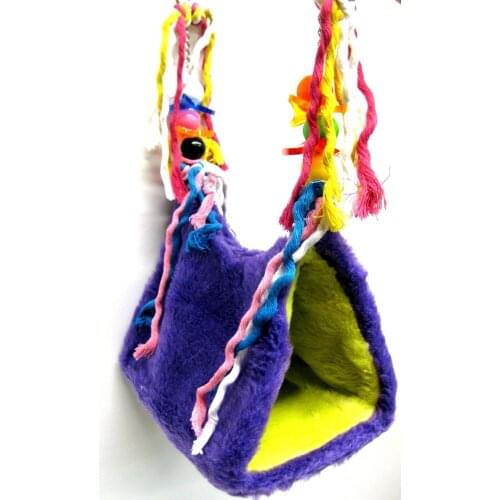 Parrot Happy Hut Pet Tent Bunk Hammock Bird Toy Toy Swing Birdhouse Pet Products Bird Supplies