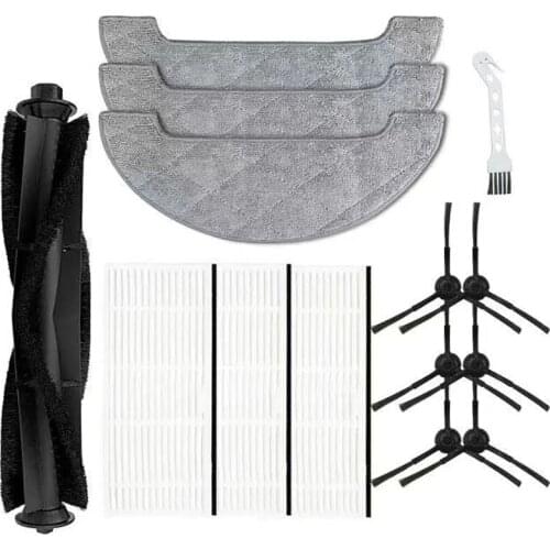 Side brush Filter Main Brush Mop Cloths for Viomi S9 Proscenic M7MAX M8 Robot Vacuum Cleaner Replaceable Accessories