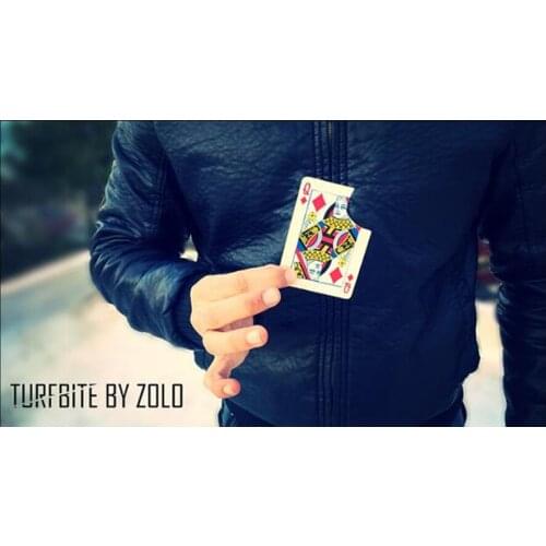 Turfbite By Zolo (Gimmicks And Online Instructions),Card Magic Trick,Magic Props For Stage,Magic Accessories For Magicians