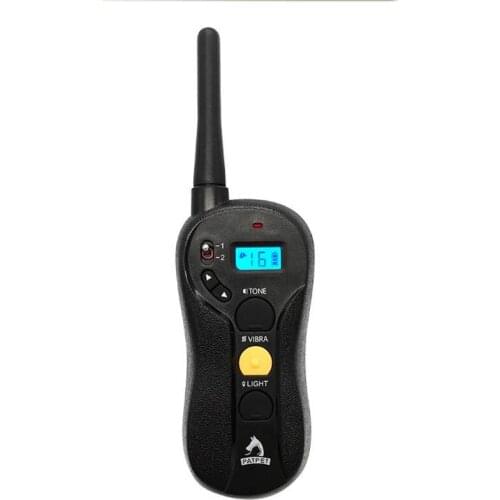 Waterproof Rechargeable Humane Remote Dog Training Collar 1980ft Blind Operation with No Shock Tone Vibration Light Dog Collar