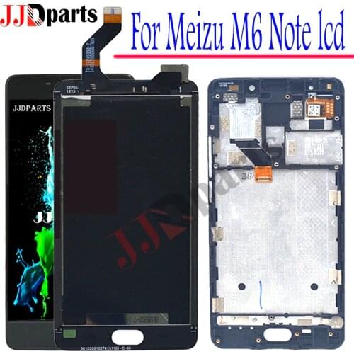 100% Tested For 5.5" Meizu M6 Note LCD Screen Display Touch Digitizer Assembly With Frame For Meizu Meilan Note 6 Lcd Display