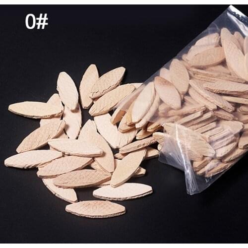 100pcs DIY Art Tool Wood Biscuits Joiner Home Craft Supplies Connection Plates for Woodworking Stability