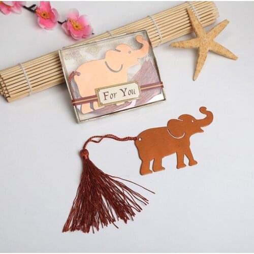 200pcs/lot Alluring Vintage Elephant Bookmark Wedding Birthday Party Souvenir Baby Christening Gift LX1676