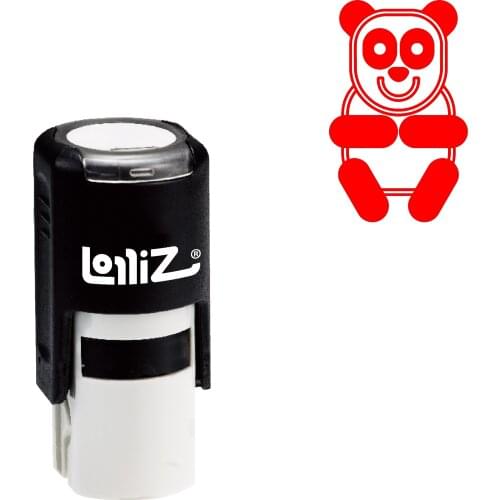 LolliZ Biomorphic Animal Symbol Series Design #20 Self-Inking Rubber Stamp