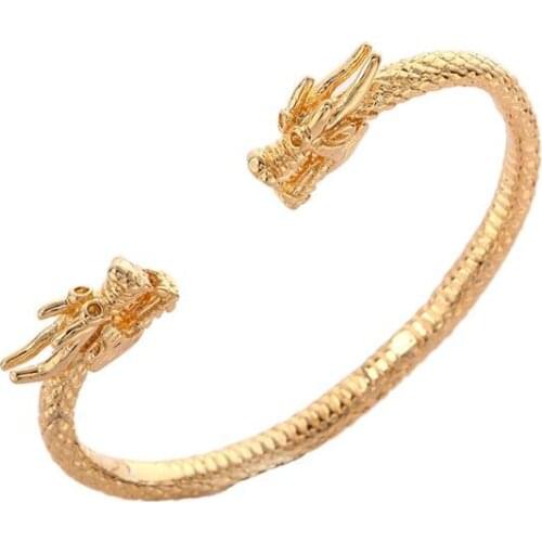 Dragon Bangle For Men Women Mascot Animal Bracelet Guyana South America Bangle Jewelry