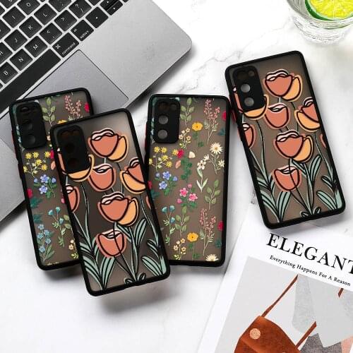 TPU Funda Oneplus 9 8 Pro 7 6T 8T Case on Samsung A51 A52 A72 A51 A71 A50 A12 A21S A11 Coque Galaxy S21 Ultra S20 FE Matte Cover