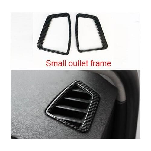 For Peugeot 408 2014-2019 carbon fiber Small outlet frame 2pcs