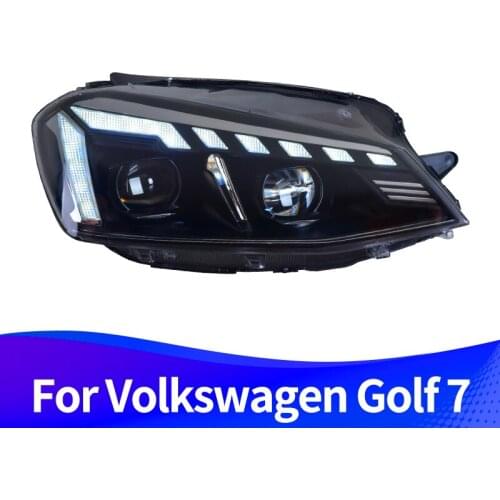 Headlight Assembly for Volkswagen Golf 7 2012-2017 Golf7 MK7 LED DRL LED Sequential Turn Signal LED High Beam Xenon Low Beam