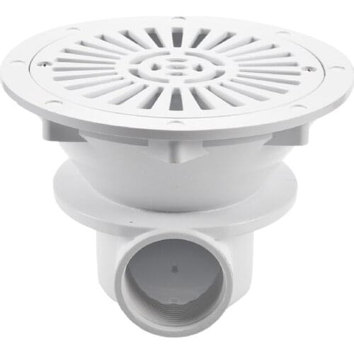 Swimming Pool Sink Filter Kitchen Colander Strainer White Swimming Pool Main Drain Floor Drain 1.5In Water Inlet Draining