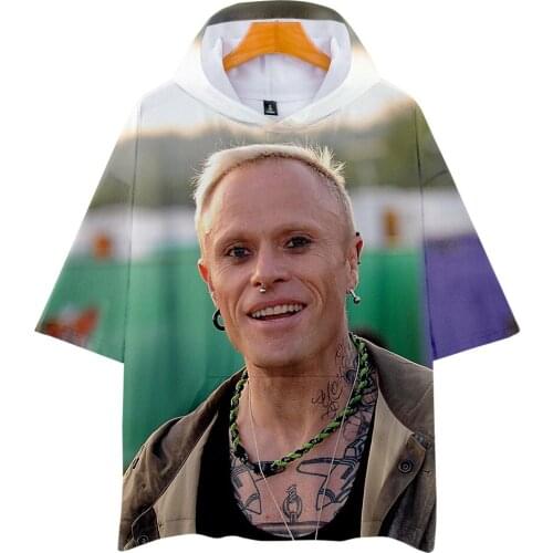 Rock Prodigy Keith Flint 3D hooded t shirt men women Hip Hop hoodie t-shirt boys girl casual streetwear tshirt Tee brand clothes