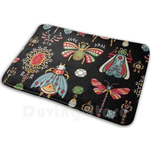 The Collection Carpet Mat Rug Cushion Soft Bugs Jewellery Brooches Pesky Stationary Jewellery Bright
