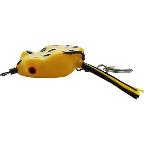 LUTAC Hot Sale High Quality Frog Soft Lure 35MM 5.5G Topwater Silicone Rubber Spoon China Fishing Gears