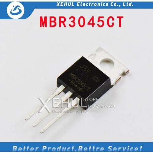 10PCS /50PCS /100PCS MBR3045CT STPS3045CT MBR3045 B3045G TO-220-3 Schottky IC chip