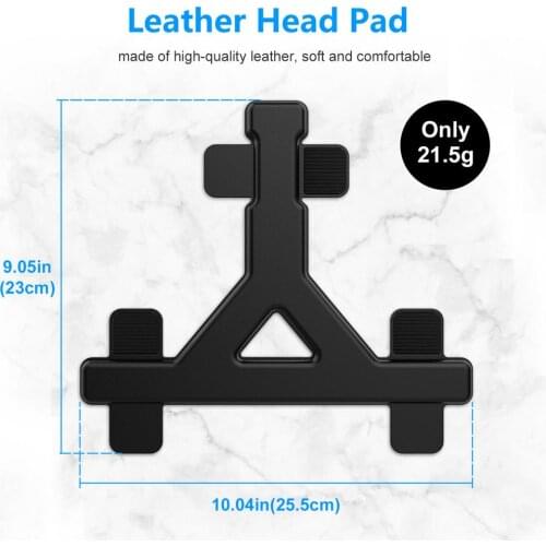 Soft Leather Foam Hook-and-loop Buckle Game Skin-friendly HeadPad Headband Fixing Accessories Fits For Oculus Quest 2 VR Headset