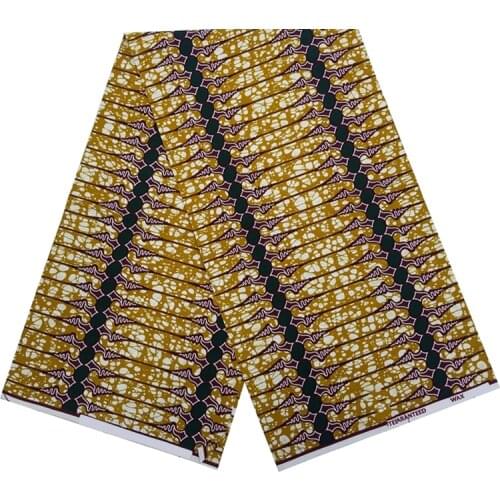 Veritable Nigerian Style Sewing Material Fabric For Dress 100%Cotton Real Wax Ankara African Printed Fabrics By The Meter VL 703