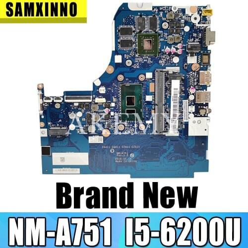 NM-A751 motherboard For Lenovo 310-15ISK 510-15ISK laptop motherboard For I5-6200U 4GB RAM GT920M-2GB Test OK