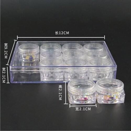 New square round 124/56 grid diamond painting special storage box diamond embroidery accessories bead box mosaic storage tool