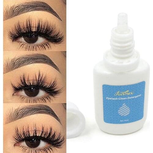 10ML New Eyelash Cleaner Primer False Eyelash Extension Cleanser Planting Lashes Clean Grafting Before Eye Eyelash Liquid A2W5