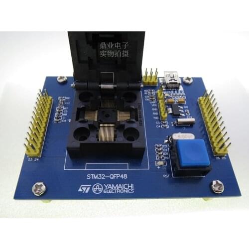Original GD32 IC Test Seat GD32F103 whole series Burning Programm GD8 LQFP48 LQFP64 LQFP100 LQFP144 Socket Adapte