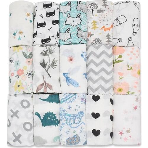 PINK SWAN Baby Muslin Diapers