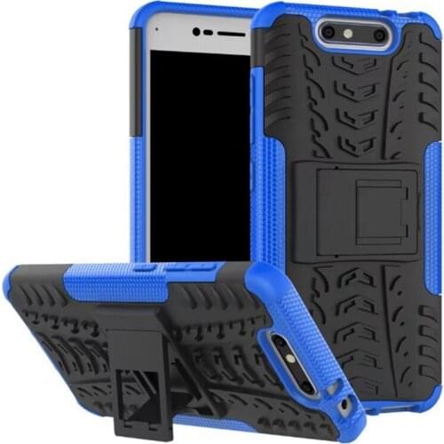 For ZTE blade v8 5.2" Rugged Hybrid Armor Heavy Duty Hybrid TPU Stand Impact Plastic Case For ZTE BV080 Hard Shock Proof Cover