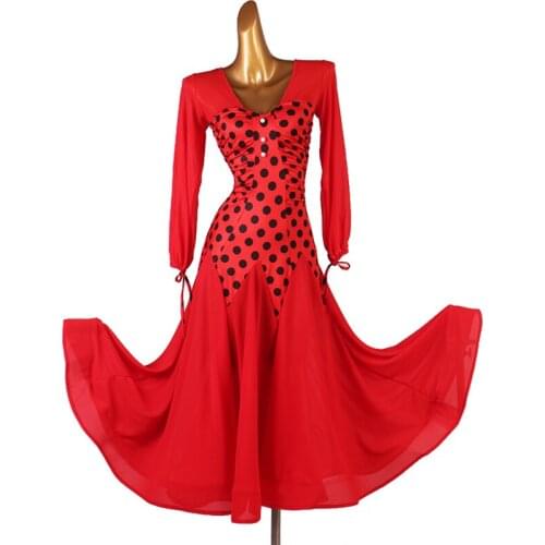 Modern Dance New Female adult Child High-end Dress National Standard Ballroom Waltz Dancing Profession Performance Skirt