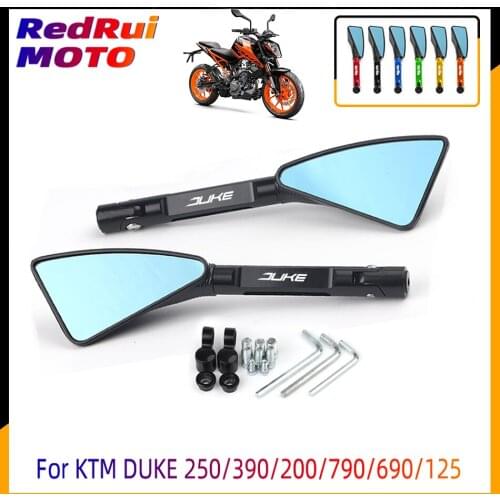 For KTM DUKE 250/390/200/790/690/125 Universal Motorcycle Accessories CNC Aluminum Rear View 8mm 10mm Rearview Side Mirror