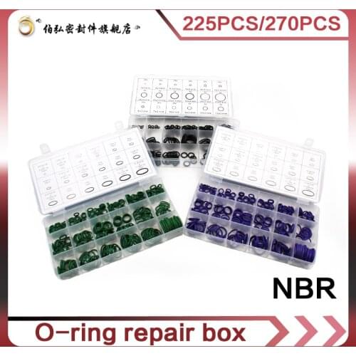 Nitrile rubber O-ring NBR oil-resistant sealing ring Automotive air-conditioning repair kit waterproof and oil-proof O-ring