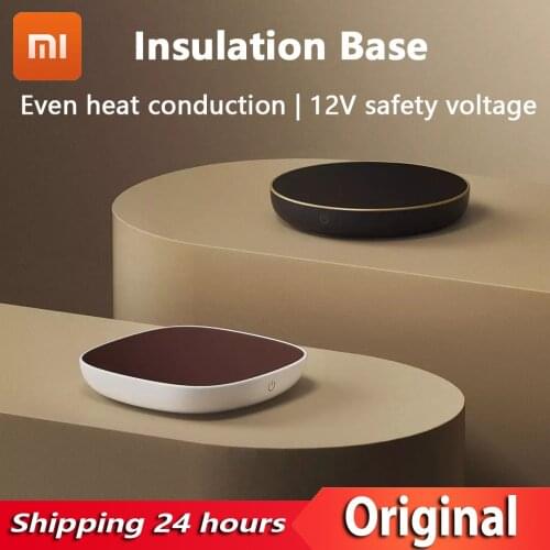 YOUPIN Portable Coffee Insulating Base 12V Safety Voltage Warm Cup Coasters Hot Water Constant Temperature Milk Heating Office