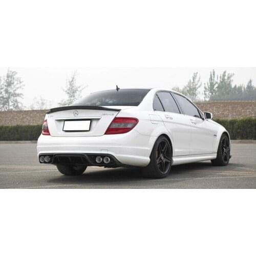 Fit for Mercedes-Benz C W204 C180 c200 c260 c280 c300AMG C74 carbon fiber rear spoiler rear wing
