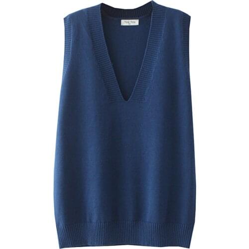 2021 Spring Women Sweater Vest Plus Size Pullover Fashion Casual Clothes Sleeveless V Neck Covering Yarn Knitting Tops XXL/4XL
