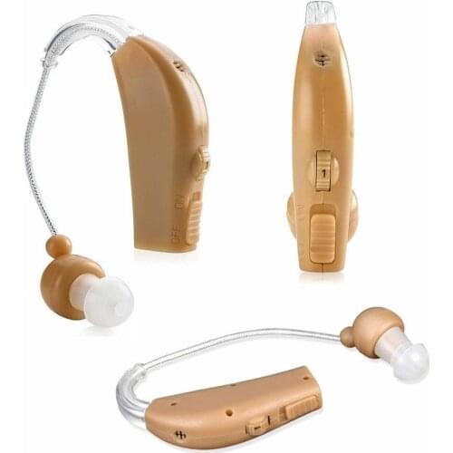 1 Piece Headphone Amplifier Hearing Aid Rechargeable Hearing Aid Portable Hanging Ear Amplifier For Elderly US Specifications