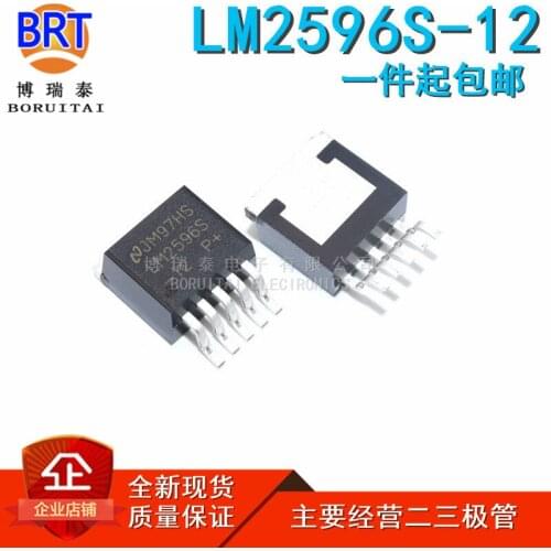 10pcs/lot TO-263 LM2596S-12 Switching Voltage Regulator 3A 12V S Spot