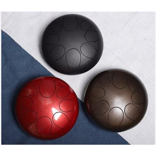 10" Steel Tongue Drum Handpans Handpan Tank,8 Notes, Cushion bag+2 mallets
