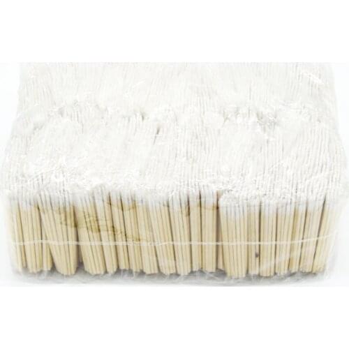 7cm 10cm Pointed Wood Cotton Head Tattoo Sticks Dedicated Clean Cotton Swab Stick for Pro Eyebrow Lip tattoo Beauty Makeup