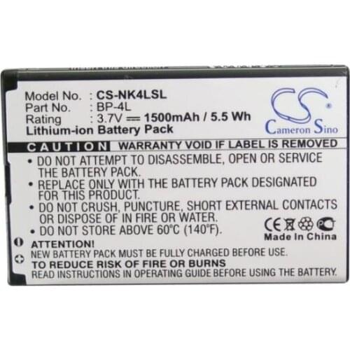 Cameron sino 1500mah battery for ACE Caracas Caracas 2 N4L120J for DIGMA E601hd for NOKIA 6760 Slide E52 E55 E61i E63 E71 E71x