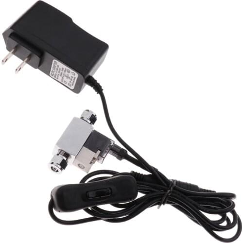 Aquarium CO2 Regulator Magnetic Solenoid Valve For CO2 Cylinder Generator